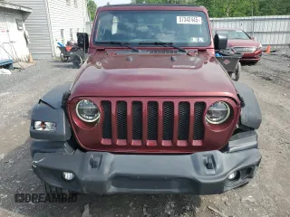2021 Jeep Wrangler Unlimited Sport S with VIN 1C4HJXDGXMW785601, listed as a Copart auction lot 57342445 with 57,147 mi miles and Salvage title. Bid and sale history available at DreamBid. Image 5.