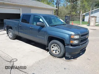 2014 Chevrolet Silverado 1500 Work Truck with VIN 3GCPCPEC7EG185118, listed as a IAAI auction lot 42102260 with 222,442 mi miles. Bid and sale history available at carsss.com. Image 1.