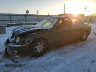 2000 Jaguar S-Type V8 with VIN SAJDA01D3YGL43681, listed as a Copart auction lot 88169025 with Not Provided miles and Salvage Title. Bid and sale history available at DreamBid. Image 1.