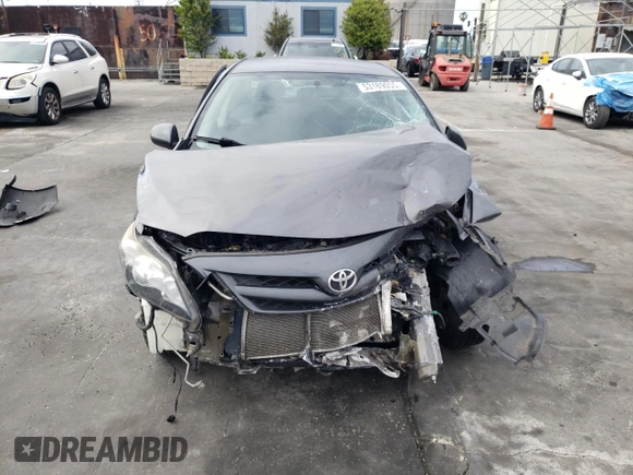 2012 Toyota Corolla L with VIN 5YFBU4EE6CP028386, listed as a Copart auction lot 53189055 with 0 mi miles and Salvage Title. Bid and sale history available at carsss.com. Image 5.