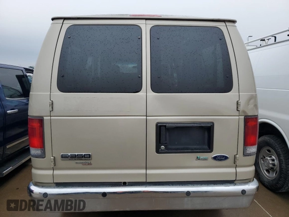 2009 Ford Econoline Passenger XL with VIN 1FBNE31L59DA66684, listed as a Copart auction lot 45388655 with 185,005 mi miles and Clean title. Bid and sale history available at DreamBid. Image 6.