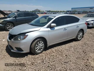 2019 Nissan Sentra SV z VIN 3N1AB7AP0KL603865, wystawiony jako Copart lot #58373175 z przebiegiem 47 444 mil mil oraz Szkoda całkowita • Salvage title. Historia ofert i sprzedaży dostępna na DreamBid. Obrazek 1.