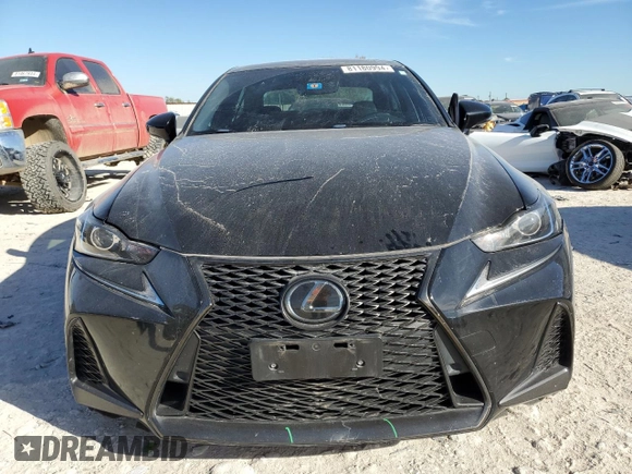 2018 Lexus IS 350 with VIN JTHBZ1D22J5033505, listed as a Copart auction lot 81180994 with 30,467 mi miles and Salvage title. Bid and sale history available at DreamBid. Image 5.