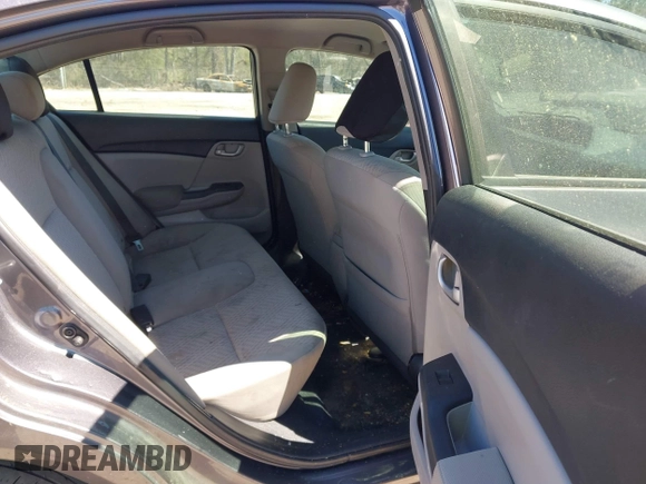 2015 Honda Civic Sedan LX with VIN 19XFB2F57FE030308, listed as a IAAI auction lot 41858216 with 190,293 mi miles. Bid and sale history available at carsss.com. Image 8.