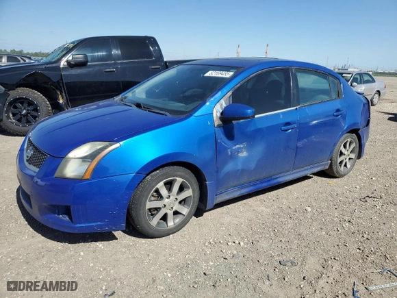2012 Nissan Sentra 2.0 SR with VIN 3N1AB6AP5CL741218, listed as a Copart auction lot 52169455 with 154,915 mi miles and Salvage Title. Bid and sale history available at carsss.com. Image 1.