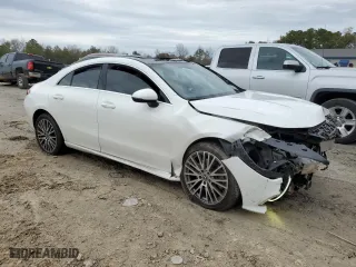 2020 Mercedes-Benz CLA with VIN WDD5J4GB6LN077650, listed as a Copart auction lot 42872015 with 53,717 mi miles and Non Repairable. Bid and sale history available at carsss.com. Image 4.
