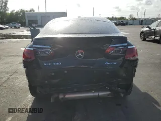 2021 Mercedes-Benz GLC 300 with VIN W1N0J8EB6MF990993, listed as a Copart auction lot 63092535 with 65,922 mi miles and Salvage title. Bid and sale history available at DreamBid. Image 6.