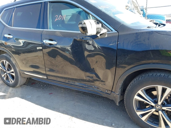 2017 Nissan Rogue SL with VIN 5N1AT2MVXHC859907, listed as a IAAI auction lot 41672011 with 108,949 mi miles. Bid and sale history available at carsss.com. Image 6.