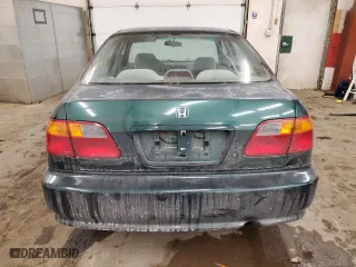 1999 Honda Civic VP with VIN 2HGEJ6611XH594868, listed as a Copart auction lot 45193835 with 180,914 mi miles and Salvage Title. Bid and sale history available at carsss.com. Image 6.