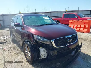 2019 Kia Sorento LX z VIN 5XYPG4A53KG442330, wystawiony jako IAAI lot #41979033 z przebiegiem 95 335 mil mil oraz . Historia ofert i sprzedaży dostępna na DreamBid. Obrazek 1.