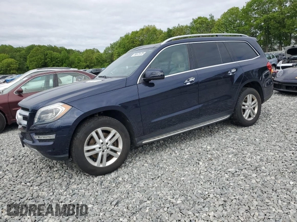 2014 Mercedes-Benz GL 450 z VIN 4JGDF7CE9EA425780, wystawiony jako Copart lot #56872475 z przebiegiem 99 911 mil mil oraz Czysty tytuł • Clean title. Historia ofert i sprzedaży dostępna na DreamBid. Obrazek 1.