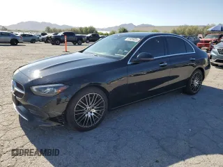 2022 Mercedes-Benz C 300 with VIN W1KAF4GB9NR008964, listed as a Copart auction lot 61628035 with 48,268 mi miles and Salvage title. Bid and sale history available at DreamBid. Image 1.