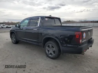 2021 Honda Ridgeline RTL-E with VIN 5FPYK3F74MB027672, listed as a Copart auction lot 49490035 with 80,647 mi miles and Salvage title. Bid and sale history available at DreamBid. Image 2.
