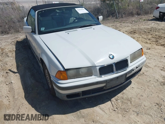 1995 BMW 3 Series 325iC with VIN WBABJ632XSJD40243, listed as a IAAI auction lot 41838410 with 199,909 mi miles. Bid and sale history available at carsss.com. Image 6.