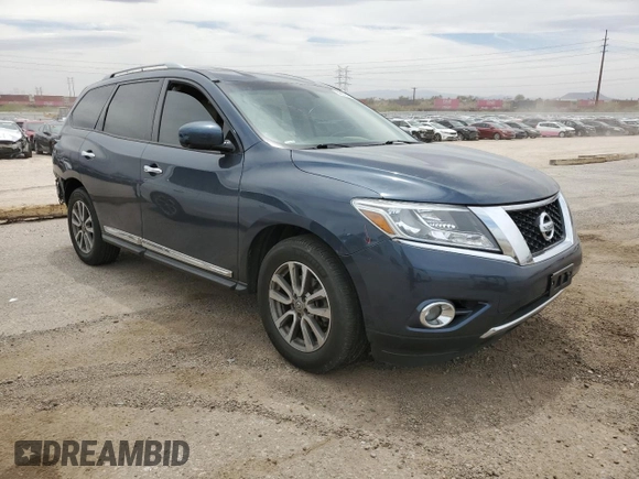 2016 Nissan Pathfinder S with VIN 5N1AR2MM9GC616898, listed as a Copart auction lot 56624295 with 144,381 mi miles and Salvage title. Bid and sale history available at DreamBid. Image 4.