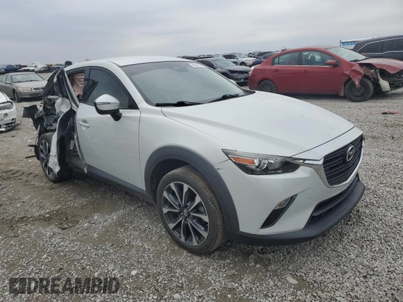 2019 Mazda CX-3 Touring with VIN JM1DKDC75K0403406, listed as a Copart auction lot 86049454 with 68,464 mi miles and Salvage Title. Bid and sale history available at carsss.com. Image 4.