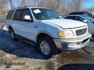 1998 Ford Expedition XLT z VIN 1FMPU18L8WLB33678, wystawiony jako IAAI lot #41343507 z przebiegiem 1 249 187 mil mil oraz . Historia ofert i sprzedaży dostępna na DreamBid. Obrazek 1.