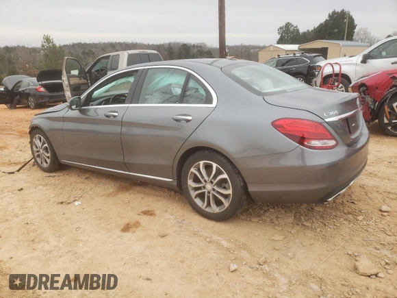 2017 Mercedes-Benz C C 300 with VIN 55SWF4JB8HU200216, listed as a Copart auction lot 41921635 with 55,132 mi miles and Salvage Title. Bid and sale history available at carsss.com. Image 2.