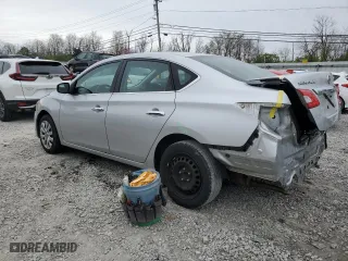 2014 Nissan Sentra S with VIN 3N1AB7AP2EL672402, listed as a Copart auction lot 51745145 with 164,430 mi miles and Salvage Title. Bid and sale history available at carsss.com. Image 2.