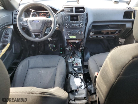 2017 Ford Police Interceptor Utility with VIN 1FM5K8AR6HGD66667, listed as a Copart auction lot 47183715 with 116,209 mi miles and Clean Title. Bid and sale history available at carsss.com. Image 8.