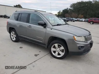 2012 Jeep Compass Sport with VIN 1C4NJDBB3CD522725, listed as a Copart auction lot 79387244 with 134,814 mi miles and Salvage Title. Bid and sale history available at carsss.com. Image 4.