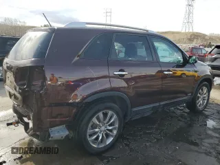 2011 Kia Sorento EX with VIN 5XYKUDA23BG037819, listed as a Copart auction lot 50608335 with 120,445 mi miles and Salvage Title. Bid and sale history available at DreamBid. Image 3.