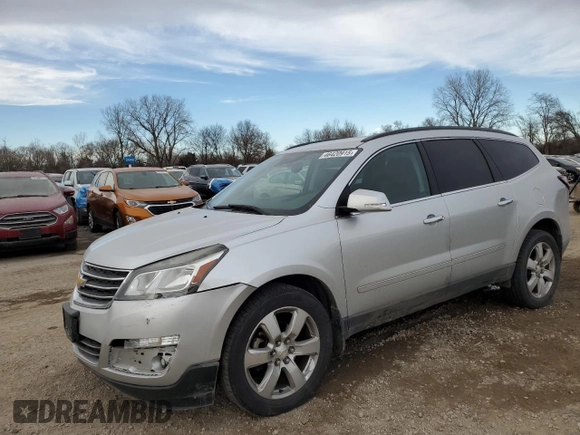 2016 Chevrolet Traverse LTZ with VIN 1GNKVJKDXGJ101509, listed as a Copart auction lot 46420915 with 184,787 mi miles and Salvage Title. Bid and sale history available at DreamBid. Image 1.