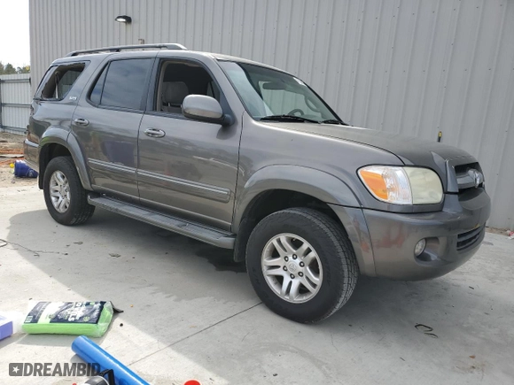 2006 Toyota Sequoia SR5 with VIN 5TDZT34A36S276875, listed as a Copart auction lot 47398655 with 173,352 mi miles and Salvage Title. Bid and sale history available at carsss.com. Image 4.