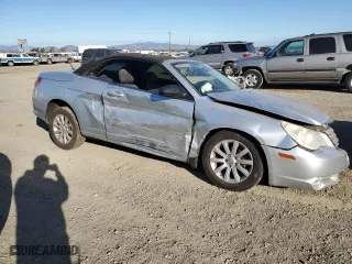 2010 Chrysler Sebring LX with VIN 1C3BC4EB0AN113134, listed as a Copart auction lot 76955334 with 0 mi miles and Salvage Title. Bid and sale history available at carsss.com. Image 4.