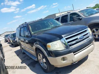 2007 Ford Expedition EL Eddie Bauer with VIN 1FMFK17547LA63554, listed as a IAAI auction lot 41956592 with 197,962 mi miles. Bid and sale history available at carsss.com. Image 1.