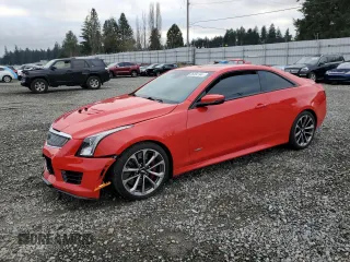 2016 Cadillac ATS-V with VIN 1G6AN1RY8G0166235, listed as a Copart auction lot 86364194 with 47,524 mi miles and Salvage Title. Bid and sale history available at carsss.com. Image 1.
