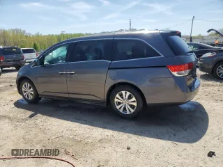 2015 Honda Odyssey EX-L with VIN 5FNRL5H63FB017177, listed as a Copart auction lot 52347205 with 83,148 mi miles and Salvage Title. Bid and sale history available at DreamBid. Image 2.