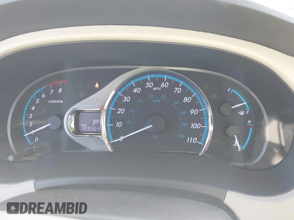 2013 Toyota Sienna XLE with VIN 5TDDK3DC0DS067993, listed as a IAAI auction lot 41832594 with 159,364 mi miles and . Bid and sale history available at DreamBid. Image 7.