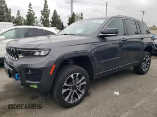 2022 Jeep Grand Cherokee Overland with VIN 1C4RJYD66N8760265, listed as a Copart auction lot 55173814 with 7,175 mi miles and Salvage title. Bid and sale history available at DreamBid. Image 1.