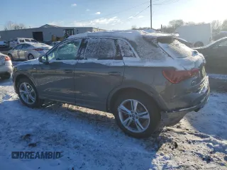2019 Audi Q3 S line Premium Plus with VIN WA1EECF37K1082746, listed as a Copart auction lot 86808884 with 43,252 mi miles and Salvage Title. Bid and sale history available at carsss.com. Image 2.