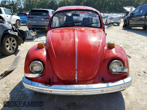 1972 Volkswagen Beetle с VIN 1122371354, выставлен на аукционе Copart как лот 77545834 с пробегом 57 669 миль миль и Списание • Salvage title. История ставок и продаж доступна на DreamBid. Изображение 5.
