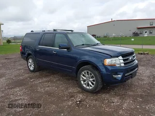 2015 Ford Expedition Max Limited with VIN 1FMJK2AT9FEF08915, listed as a IAAI auction lot 42359001 with 148,533 mi miles and . Bid and sale history available at DreamBid. Image 1.