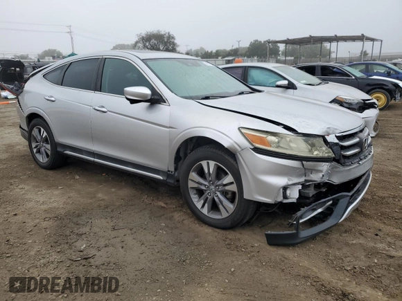2014 Honda Crosstour EX-L with VIN 5J6TF1H59EL002217, listed as a Copart auction lot 74317264 with 106,775 mi miles and Salvage Title. Bid and sale history available at carsss.com. Image 4.