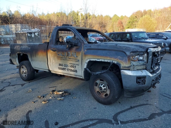 2018 GMC Sierra 2500HD with VIN 1GT02REG9JZ126259, listed as a Copart auction lot 79748454 with 0 mi miles and Salvage Title. Bid and sale history available at carsss.com. Image 4.