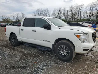 2022 Nissan Titan S with VIN 1N6AA1EC1NN107530, listed as a Copart auction lot 52035905 with 44,873 mi miles and Salvage title. Bid and sale history available at DreamBid. Image 4.