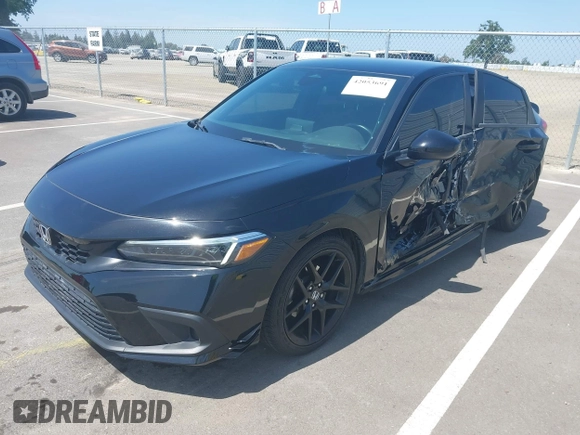 2023 Honda Civic Sport with VIN 19XFL2H84PE001354, listed as a IAAI auction lot 42053691 with 34,127 mi miles and . Bid and sale history available at DreamBid. Image 2.