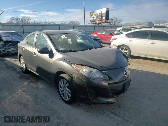 2012 Mazda 3 i Grand Touring with VIN JM1BL1W70C1696545, listed as a Copart auction lot 46507375 with 130,480 mi miles and Salvage Title. Bid and sale history available at carsss.com. Image 10.