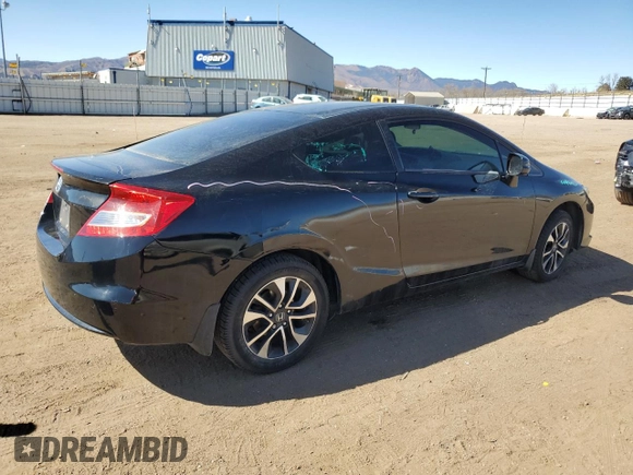 2013 Honda Civic Cpe EX with VIN 2HGFG3B87DH518541, listed as a Copart auction lot 48297145 with 115,230 mi miles and Salvage Title. Bid and sale history available at carsss.com. Image 3.