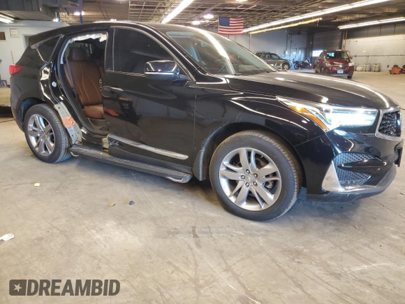 2021 Acura RDX w/Advance Package with VIN 5J8TC2H79ML030976, listed as a Copart auction lot 78043904 with 52,065 mi miles and Salvage Title. Bid and sale history available at carsss.com. Image 4.