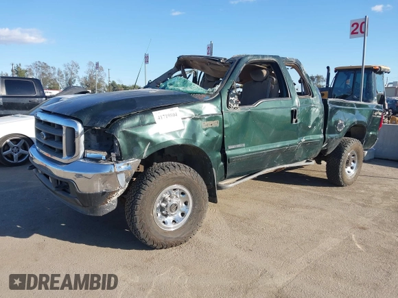 2002 Ford F-250 XL with VIN 1FTNX21F02EA20965, listed as a IAAI auction lot 41719804 with 271,969 mi miles and . Bid and sale history available at DreamBid. Image 2.