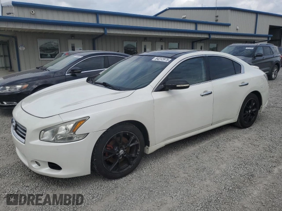 2014 Nissan Maxima SV with VIN 1N4AA5AP2EC456510, listed as a Copart auction lot 54312975 with 151,707 mi miles and Salvage title. Bid and sale history available at DreamBid. Image 1.
