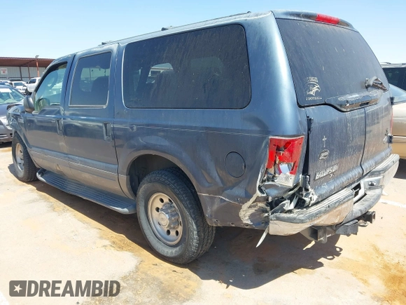 2003 Ford Excursion Special Serv z VIN 1FMNU40L33EC86425, wystawiony jako IAAI lot #42436833 z przebiegiem 192 933 mil mil oraz . Historia ofert i sprzedaży dostępna na DreamBid. Obrazek 3.