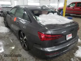 2021 Audi A6 Premium Plus with VIN WAUL2AF21MN105593, listed as a Copart auction lot 59509523 with 0 mi miles. Bid and sale history available at carsss.com. Image 3.