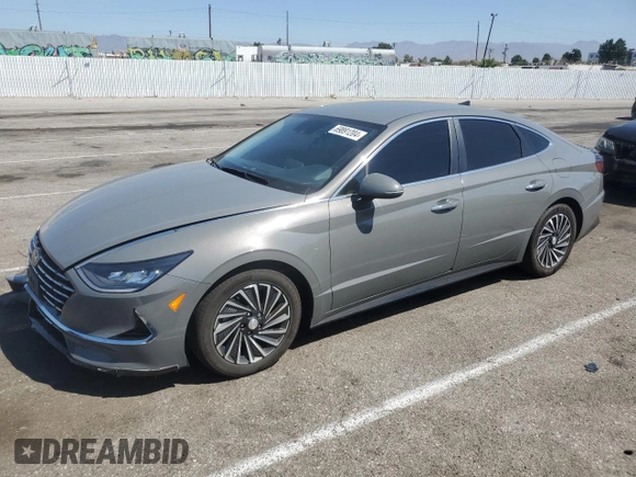 2020 Hyundai Sonata Hybrid Ultimate with VIN KMHL34JJ6LA012084, listed as a Copart auction lot 69891204 with 118,093 mi miles and Salvage Title. Bid and sale history available at carsss.com. Image 1.