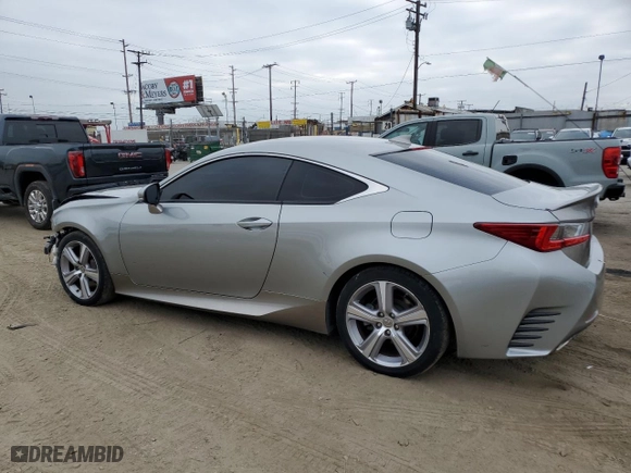 2016 Lexus RC 200t with VIN JTHHA5BC2G5001750, listed as a Copart auction lot 50940675 with NaN miles and Salvage Title. Bid and sale history available at carsss.com. Image 2.
